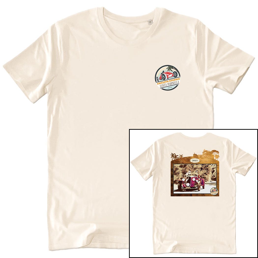 T-SHIRT UNISEX - LOGO COLOR vintage-white